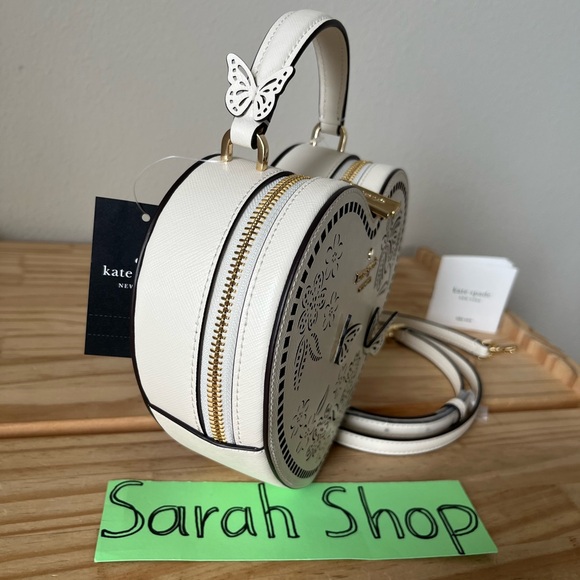 ♠️Kate Spade Love Shack Perforated Heart Crossbody - Picture 4 of 14